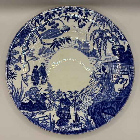 Royal Crown Derby Blue Mikado Dinner Plate Set of 4 Excellent Condition - Picture 6 of 11